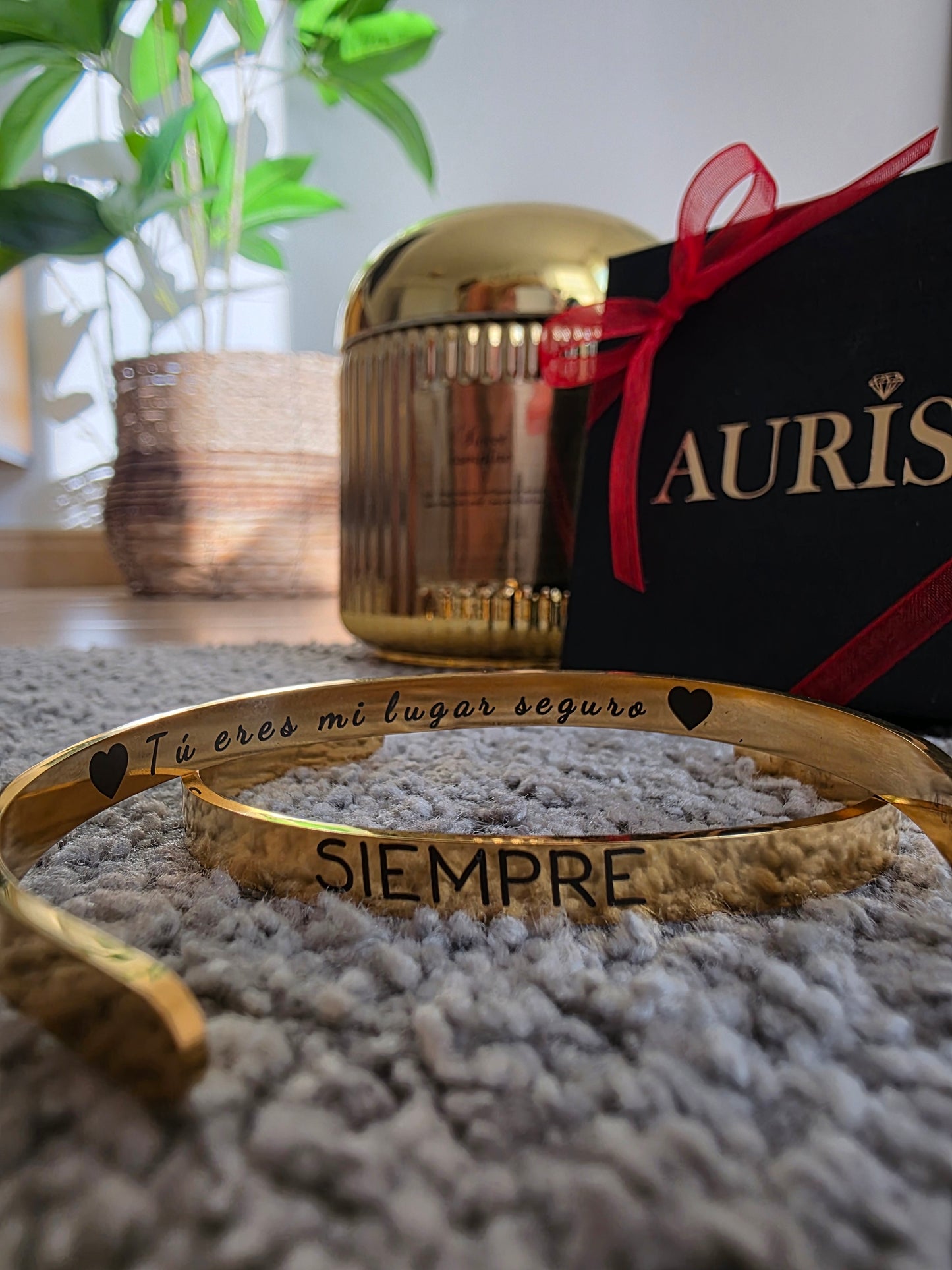 Pulsera LUGAR SEGURO 💎 | Colección Amor (Unisex)