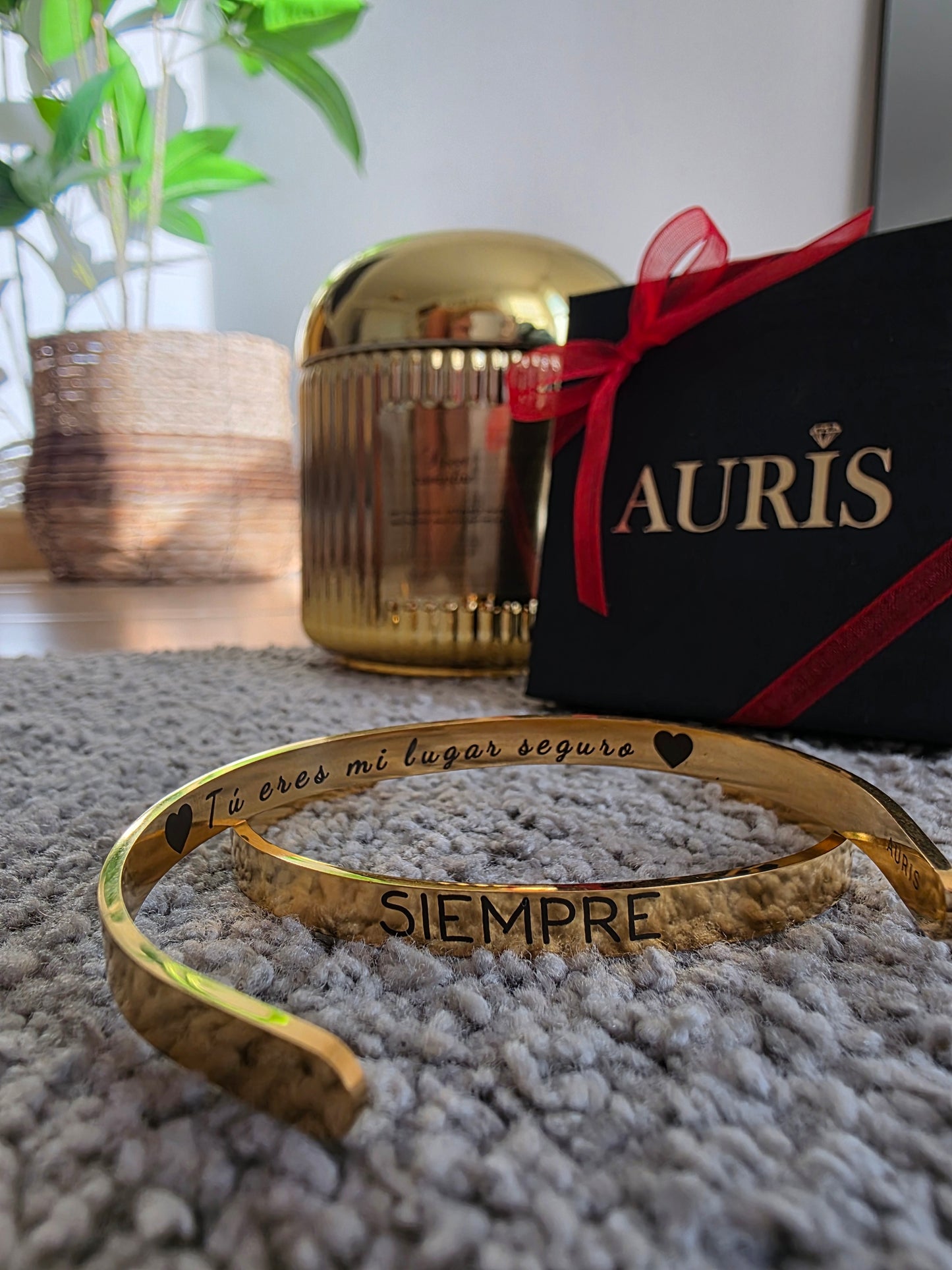 Pulsera LUGAR SEGURO 💎 | Colección Amor (Unisex)